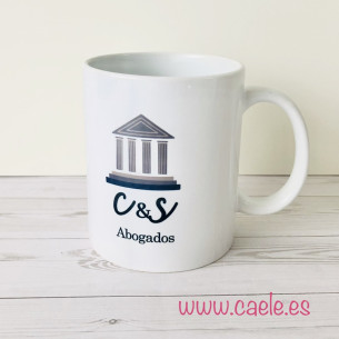 Taza personalizada con logotipo
