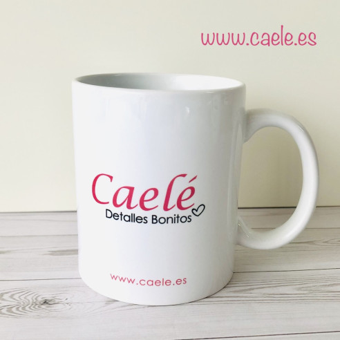 Taza personalizada con logotipo