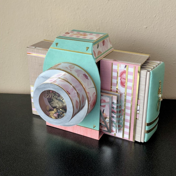 ÁLBUM CÁMARA de fotos. Scrapbooking