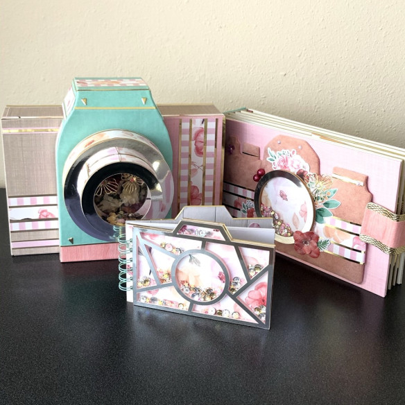 ÁLBUM CÁMARA de fotos. Scrapbooking