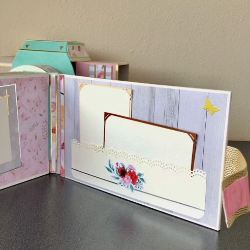 ÁLBUM CÁMARA de fotos. Scrapbooking