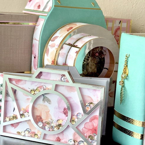 ÁLBUM CÁMARA de fotos. Scrapbooking