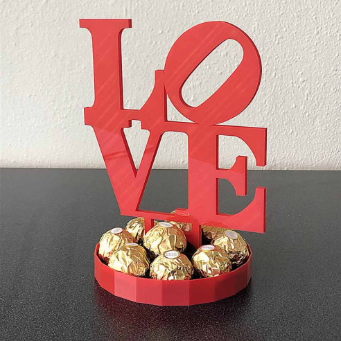 Centro LOVE con FERRERO ROCHER