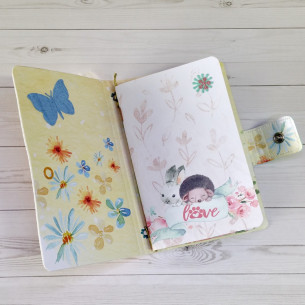 Midori de ecopiel Líneas Oro Rosa 2