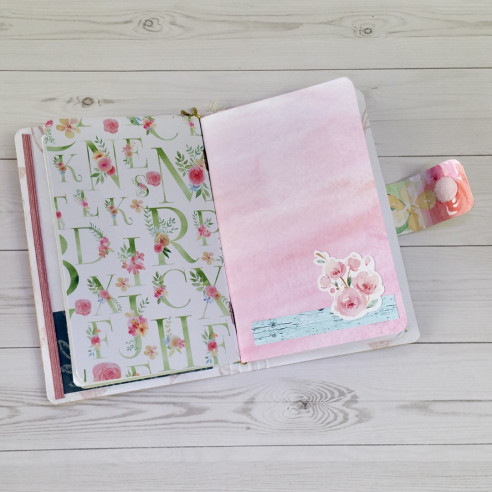 Midori de ecopiel puntos Foil - Rosa