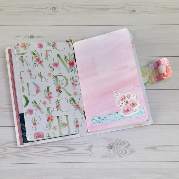 Midori de ecopiel puntos Foil - Rosa