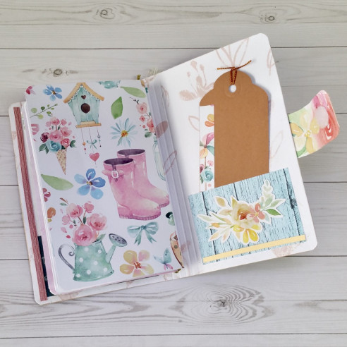 Midori de ecopiel puntos Foil - Rosa