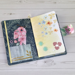 MIDORI DE ECOPIEL puntos FOIL - NEGRO 2