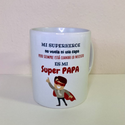 TAZA "Es mi SUPERPAPÁ"