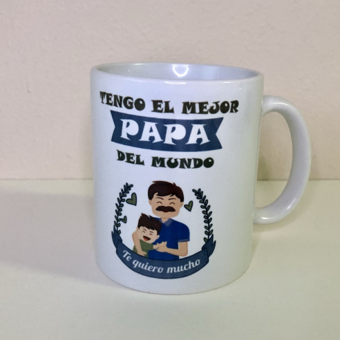 TAZA "Tengo el MEJOR PAPÁ del MUNDO" - Niño