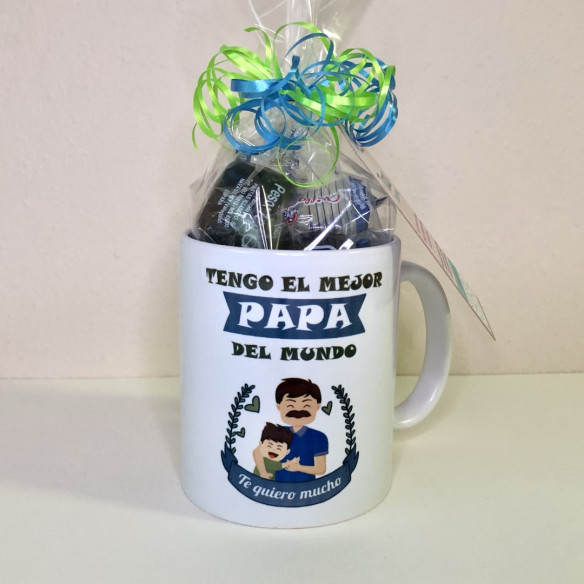 TAZA "Tengo el MEJOR PAPÁ del MUNDO" - Niño