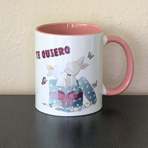 Taza personalizada "Te quiero"