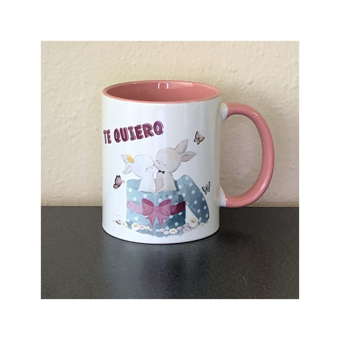 Taza Personalizada con Foto Te Quiero Mamá - Fundas personalizas para Móvil