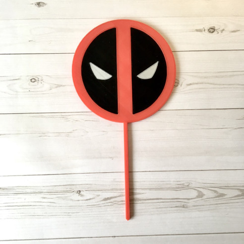 TOPPER para tartas DEADPOOL Super heroes