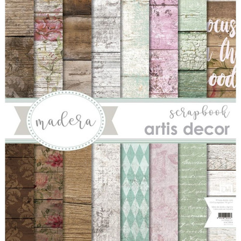 Colección papeles de scrapbooking "Madera"