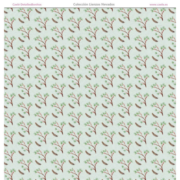 Colección papeles de scrapbooking "Lienzos nevados" Especial con textura doble cara