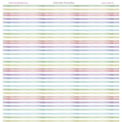 Colección papeles de scrapbooking "Paxarelías" 30.5x30.5cm