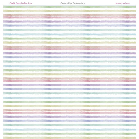 Colección papeles de scrapbooking "Paxarelías" 30.5x30.5cm