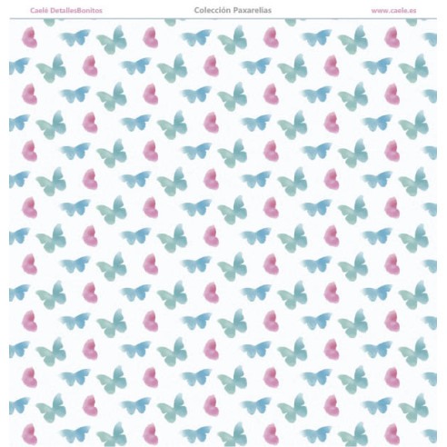 Colección papeles de scrapbooking "Paxarelías" 30.5x30.5cm