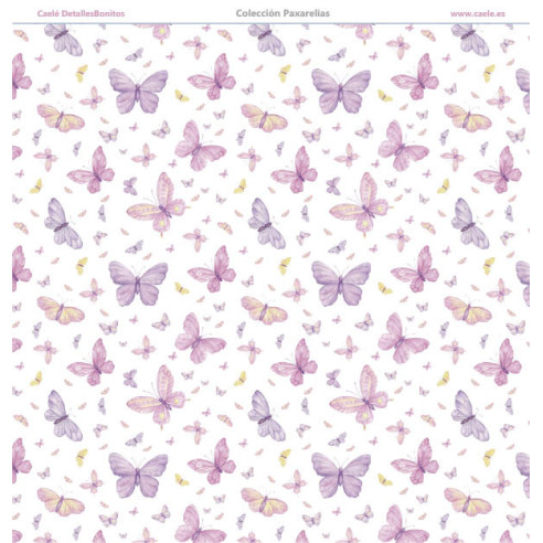 Colección papeles de scrapbooking "Paxarelías" 30.5x30.5cm