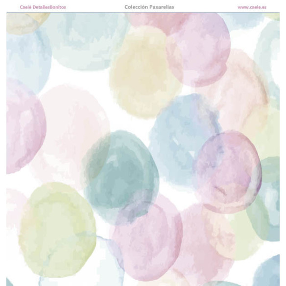 Colección papeles de scrapbooking "Paxarelías" 30.5x30.5cm