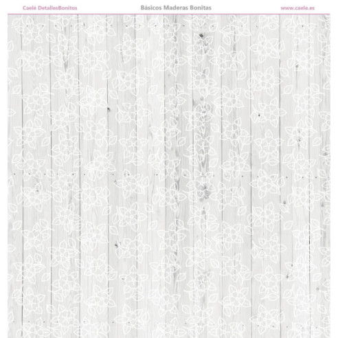 Colección papeles de scrapbooking "Maderas bonitas" 21x21cm