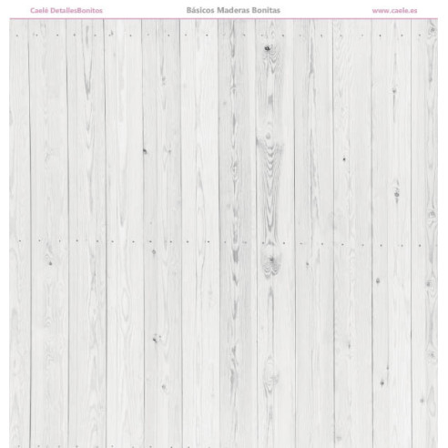 Colección papeles de scrapbooking "Maderas bonitas" 21x21cm