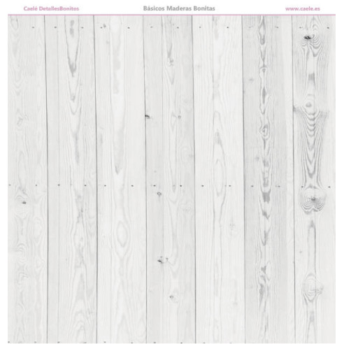 Colección papeles de scrapbooking "Maderas bonitas" 21x21cm