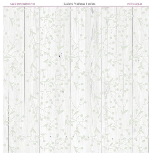 Colección papeles de scrapbooking "Maderas bonitas" 21x21cm