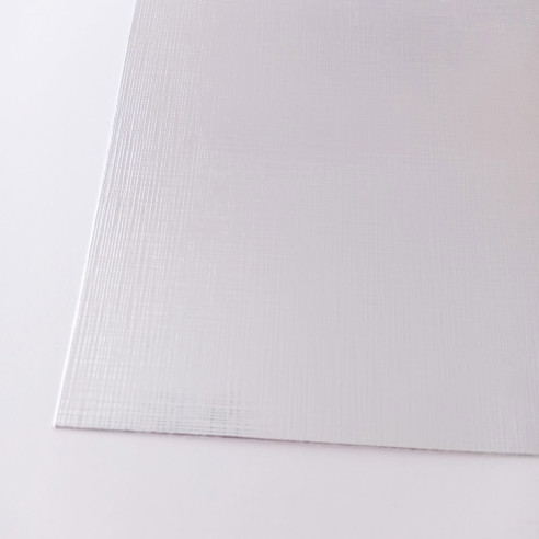 Cartulina FOIL TELA PLATA 30,5x30,5cm 340gr