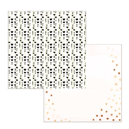 Colección papeles de scrapbooking "San Valentín" 30.5x30.5cm una cara